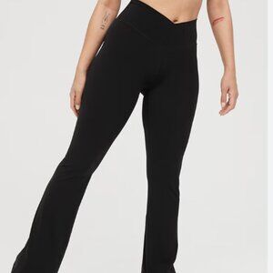 OFFLINE By Aerie Real Me High Waisted Crossover Flare Legging